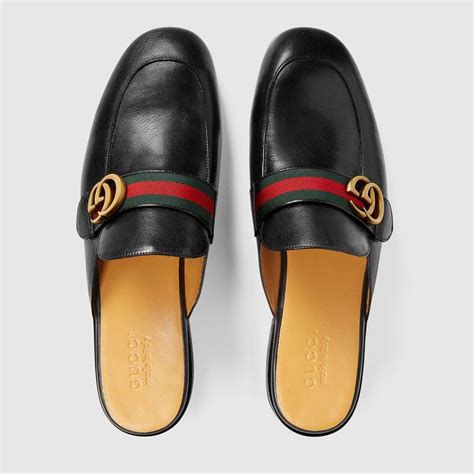 princetown loafers gucci|gucci princetown striped slippers.